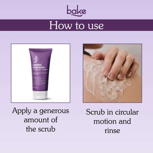 Bake Cosmetics: 2% Kojic Acid Lavender Cloud Body Scrub 200ml