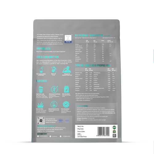 TruNativ: Raw Whey Protein Concentrate Powder - Unflavoured - 1kg