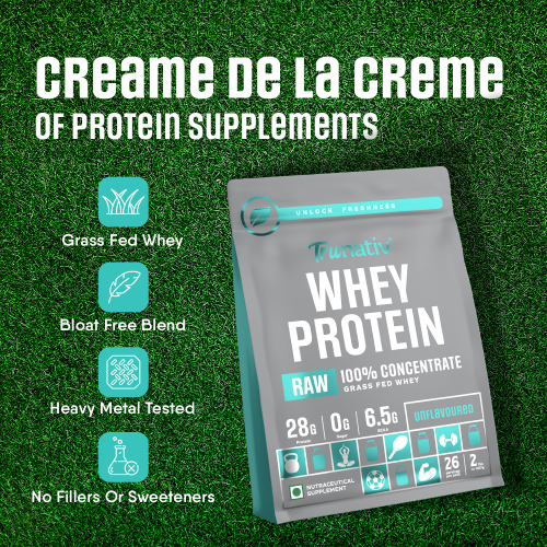 TruNativ: Raw Whey Protein Concentrate Powder - Unflavoured - 1kg