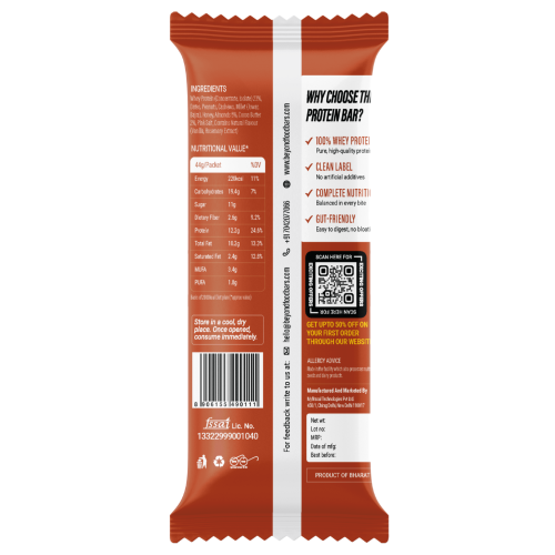 Beyond Food: Protein Bars - Peanut Butter (Pack of 6)