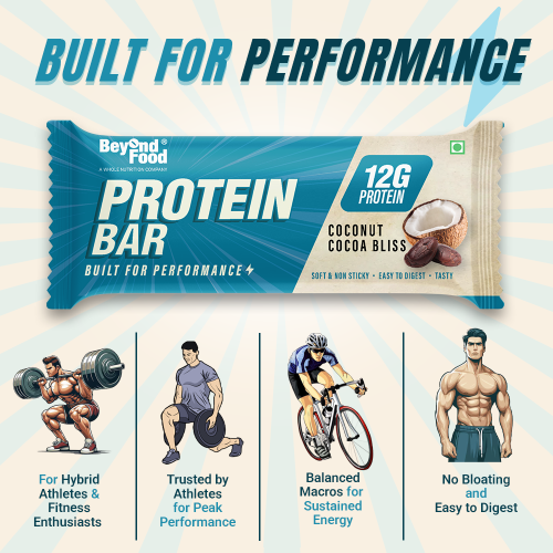Beyond Food: Protein Bars - Coconut Cocoa Bliss (Pack of 6)