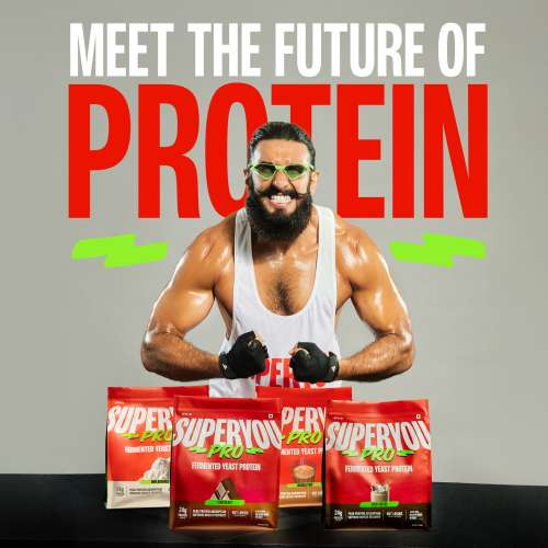 SuperYou: Pro Fermented Yeast Protein | 24gm Protein| Masala Chai |  PDCAAS of 1 - 1kg