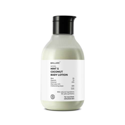 Brillare: Mint & Coconut Body Lotion- 200ml