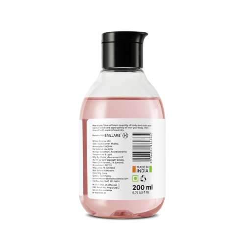 Brillare: Rose & Coconut Body Wash - 200ml