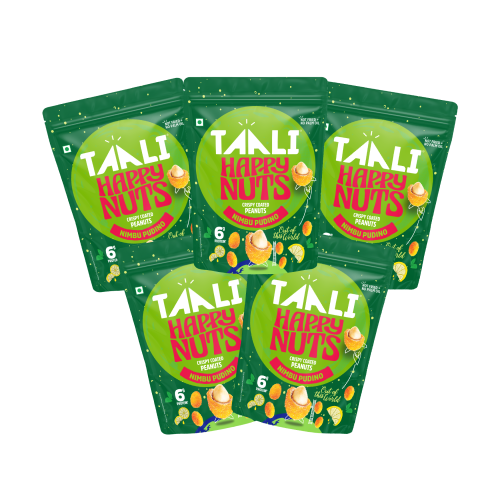 Taali: Crispy Coated Peanuts - Nimboo Pudina |  Pack of 5 x 140gm