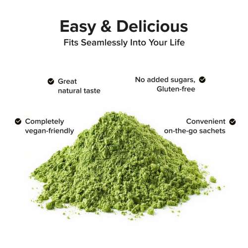 INJA Wellness: Super Greens |Complete Daily Greens for Men & Women |  30 Sachets