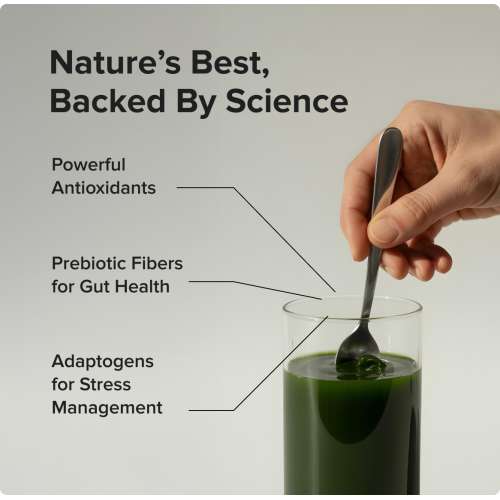 INJA Wellness: Super Greens |Complete Daily Greens for Men & Women |  30 Sachets