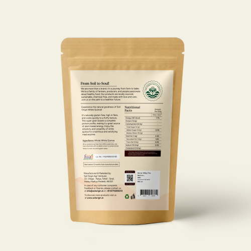 Soil Origin: Quinoa Whole 500gm