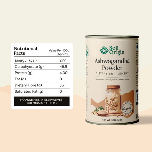Soil Origin: Ashwagandha Powder 100gm