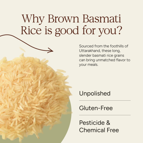 Soil Origin: Brown Bashmati Rice 500gm