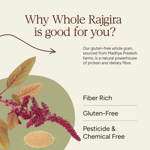 Soil Origin: Rajgira Whole (Amaranth) 500gm