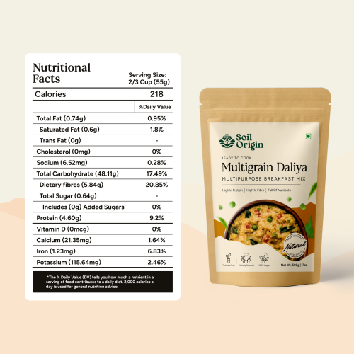 Soil Origin: Multigrain Daliya  500gm