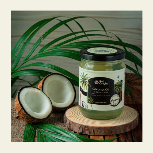 Soil Origin: Wood Pressed Coconut Oil 500ml