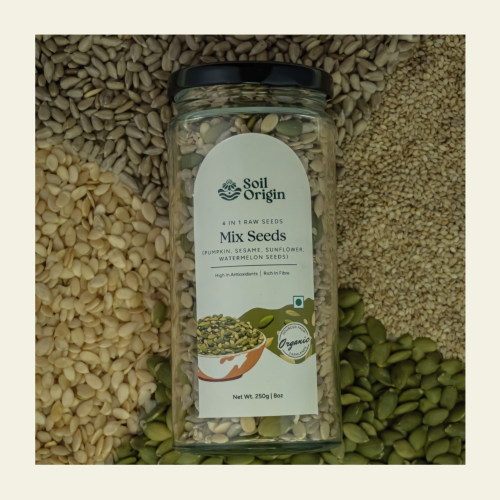 Soil Origin: Mix Seeds (4 In 1 Raw Seeds)  250gm