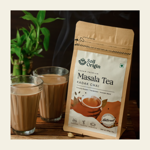 Soil Origin: Assam Masala Tea (Kadak Chai)  100gm