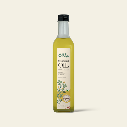 Soil Origin: Wood Pressed Groundnut Oil 1L