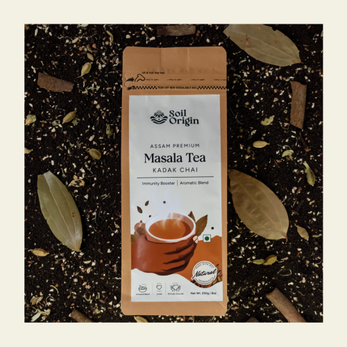Soil Origin: Assam Masala Tea (Kadak Chai)  250gm