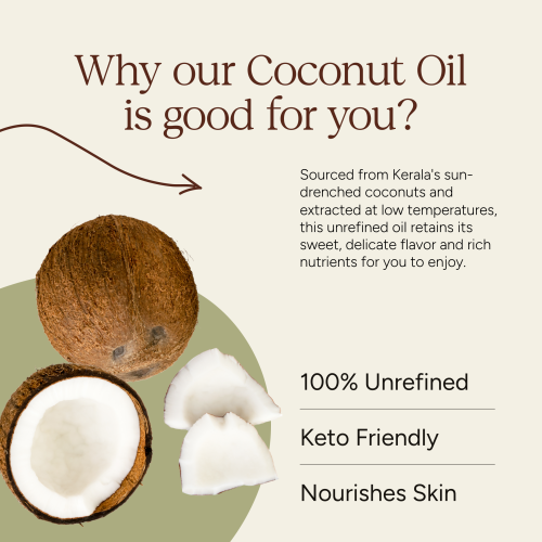 Soil Origin: Wood Pressed Coconut Oil 500ml