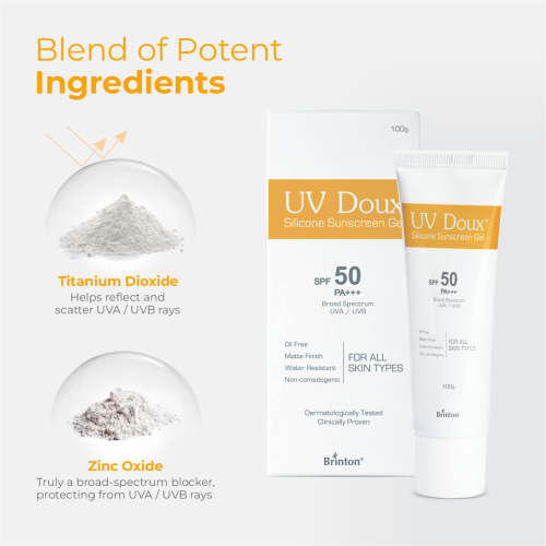 Brinton: Uv Doux Sunscreen Gel 100gm
