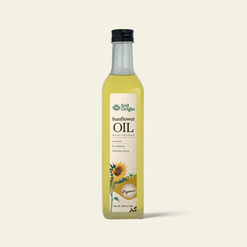 Soil Origin: Wood Pressed Sunflower Oil 1L