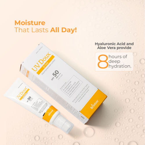 Brinton: Uv Doux D-Tan Aqua Sunscreen Lotion Spf 50  50ml