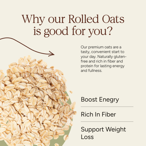 Soil Origin: Rolled Oats  500gm
