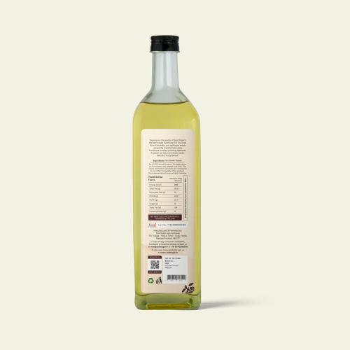 Soil Origin: Wood Pressed Sunflower Oil  1L