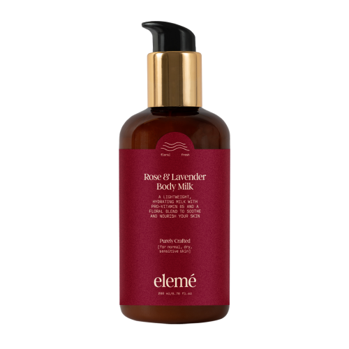 Eleme: Rose & Lavender Lightweight Body Milk with Chamomile & Pro Vitamin B5