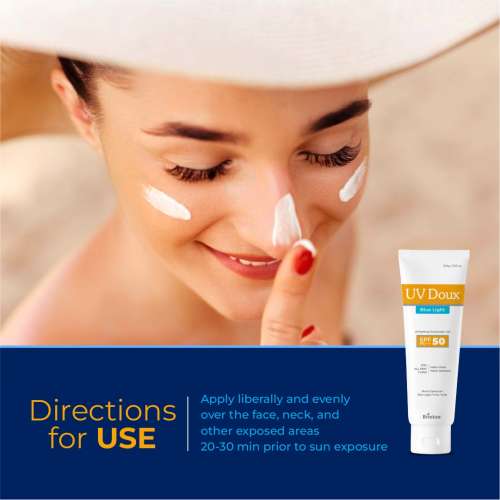Brinton: Uv Doux Blue Sunscreen Gel 50gm