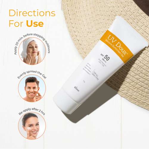 Brinton: Uv Doux Sunscreen Gel  75gm