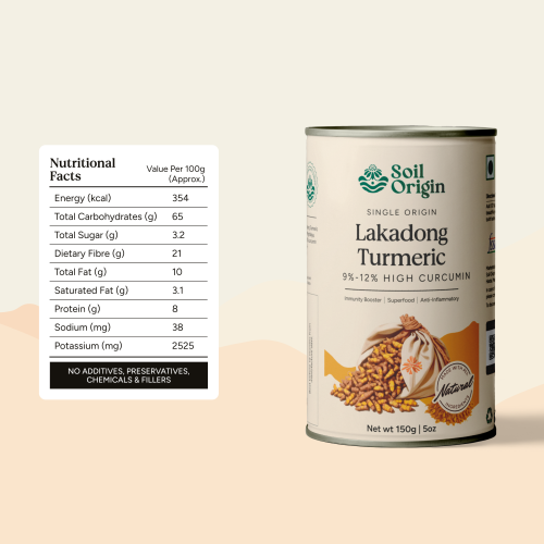 Soil Origin: Lakadong Turmeric  150gm