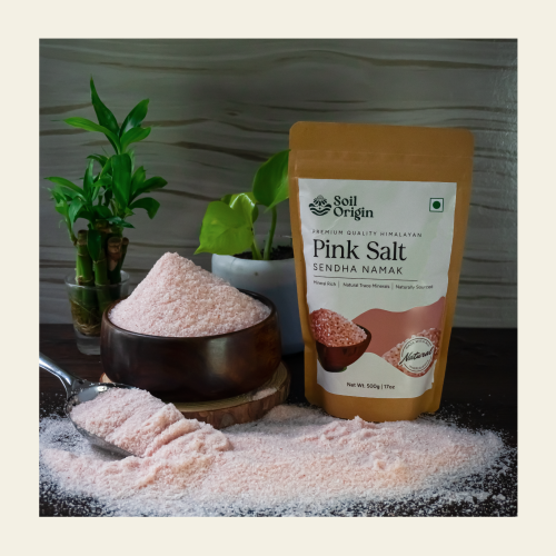 Soil Origin: Pink Himalayan Salt 500gm