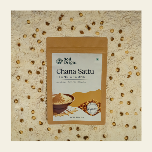 Soil Origin: Chana Sattu (Stone Ground) 500gm