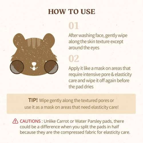 Skinfood: Acorn Pore Peptide Pad Toner Pad 250gm 60 Sheets