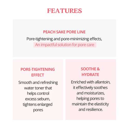 Skinfood: Peach Sake Pore Toner  160ml