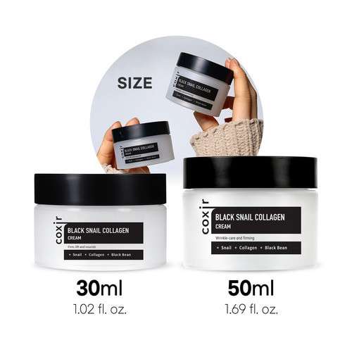 Coxir: Black Snail Collagen Cream 30ml