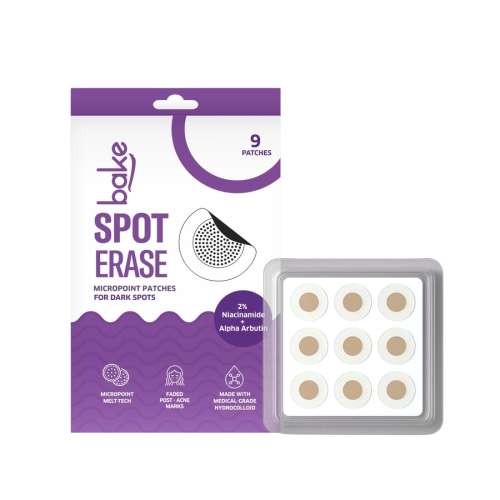 Bake Cosmetics: Spot Erase Micro point Hydrocolloid Patches  Pack of 9 Patches  30gm