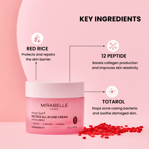 Mirabelle: Red Rice All In One Cream