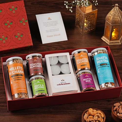 Omay Foods: Mixed Delights Diwali Gift Box  1200gm