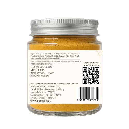 Ecotyl: Chandan Teeka  50gm