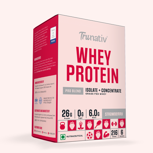 TruNativ: Pro Blend Whey Protein   Strawberry  216gm