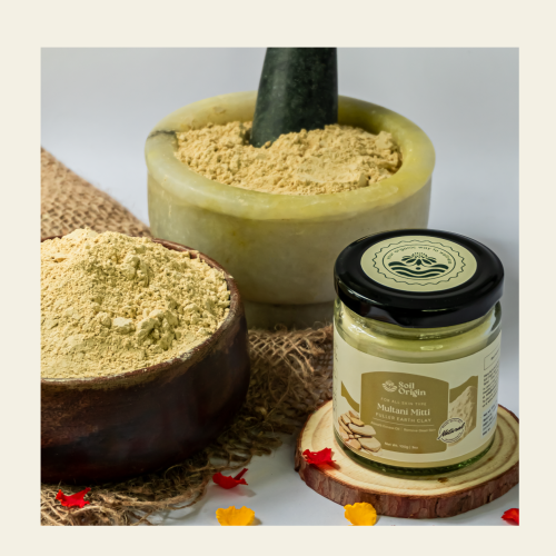 Soil Origin: Multani Mitti Powder (Earth Fuller) 100gm