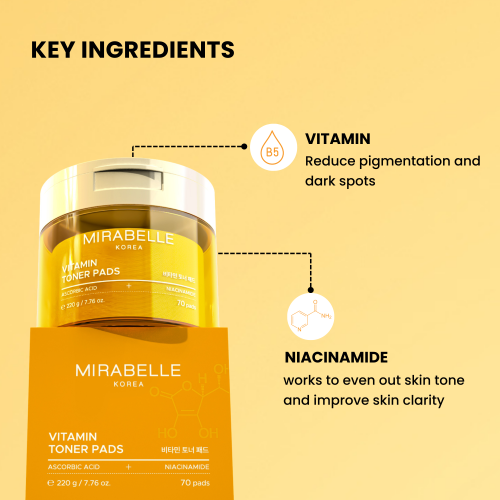Mirabelle: Vitamin Toner Pads