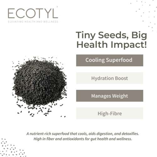 Ecotyl: Basil Seeds | Sabja Seeds  | 250gm