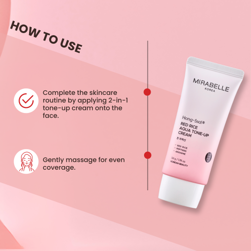 Mirabelle: Red Rice Aqua Tone Up Cream