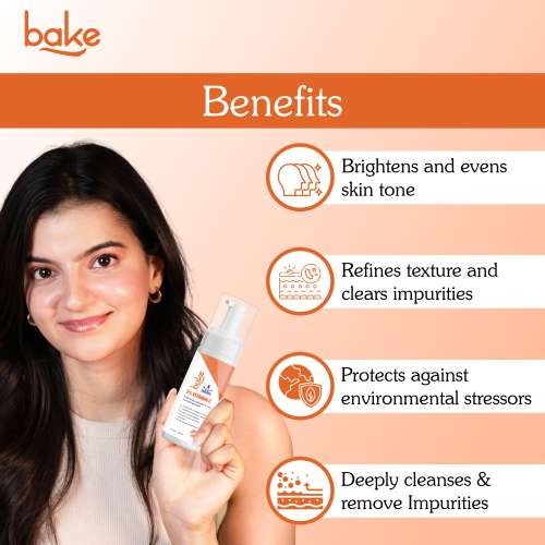 Bake Cosmetics: 5% Vitamin C Foaming Face Wash  100ml