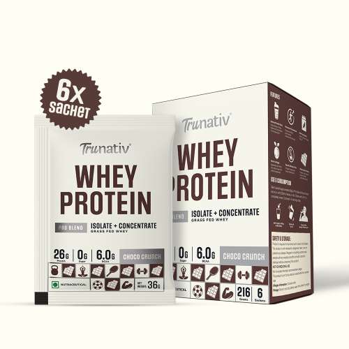 TruNativ: Pro Blend Whey Protein  Choco Crunch   216gm