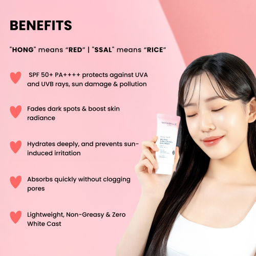 Mirabelle: Red Rice Tone Control Sun Cream