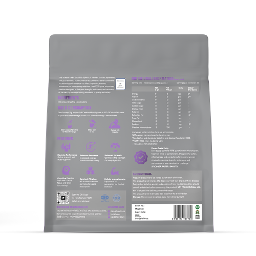 TruNativ: Micronised Creatine  Unflavoured   100gm