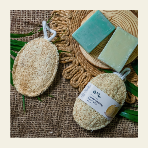 Soil Origin: Natural Body Loofah - Set of 2